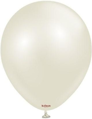 Kalisan Aura Latexballons in Beige, 50 Stück, Durchmesser: 30 cm - Bild 1