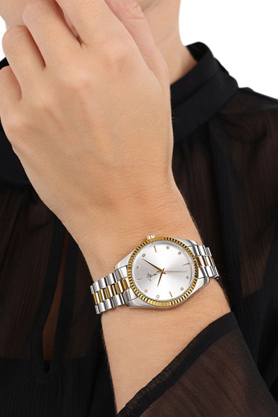 Joop! Armbanduhr Edelstahl, Bicolor, Quarz, Analoguhr, Damen - Bild 2