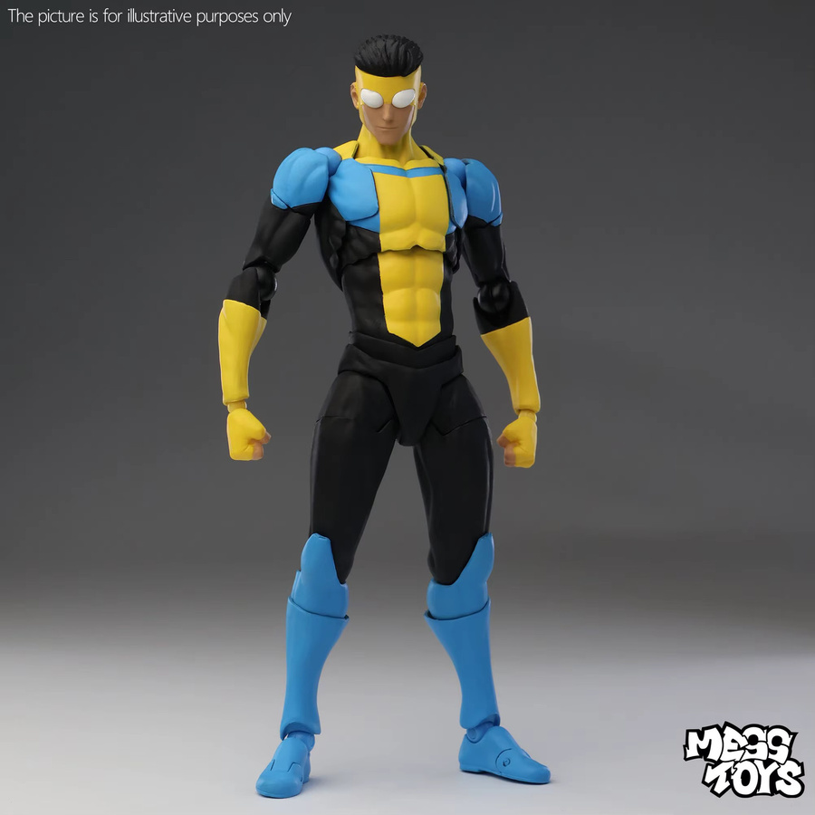 Bandai Marvel Unbesiegbarer Junge Actionfigur, Gelber Anzug Blauer Anzug - Bild 2