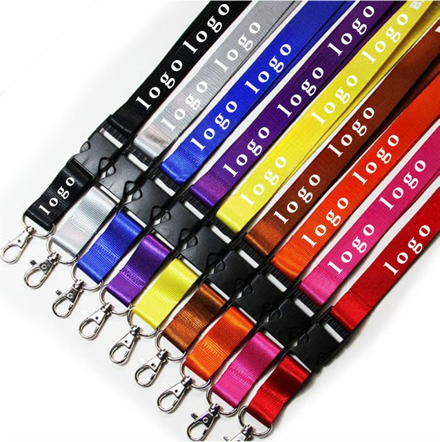 100 Stück Individuelle Schlüsselbänder von Gryan mit Logo-Druck in Bunt und Weiß, Breite: 2 cm - Bild 1