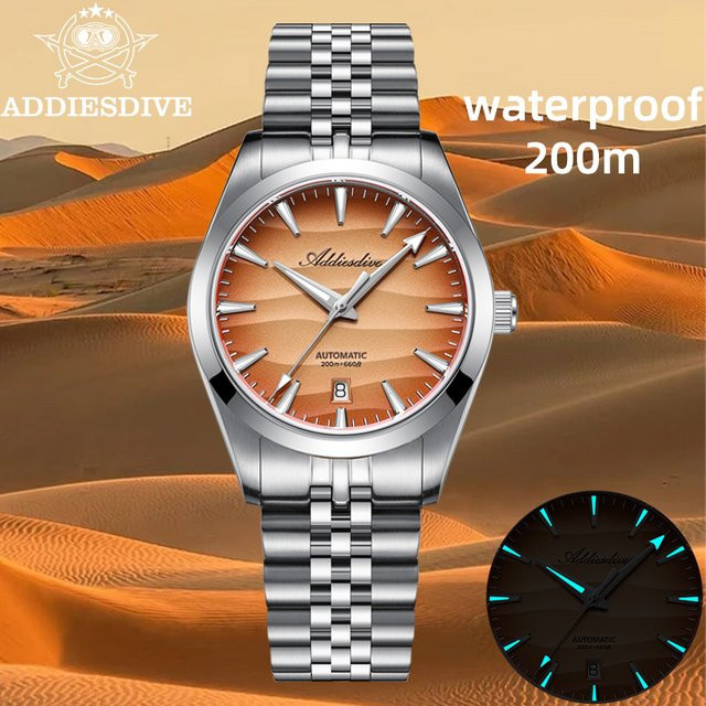 ADDIESDIVE Armbanduhr Automatik, Edelstahl, 39 mm, Herren - Bild 1