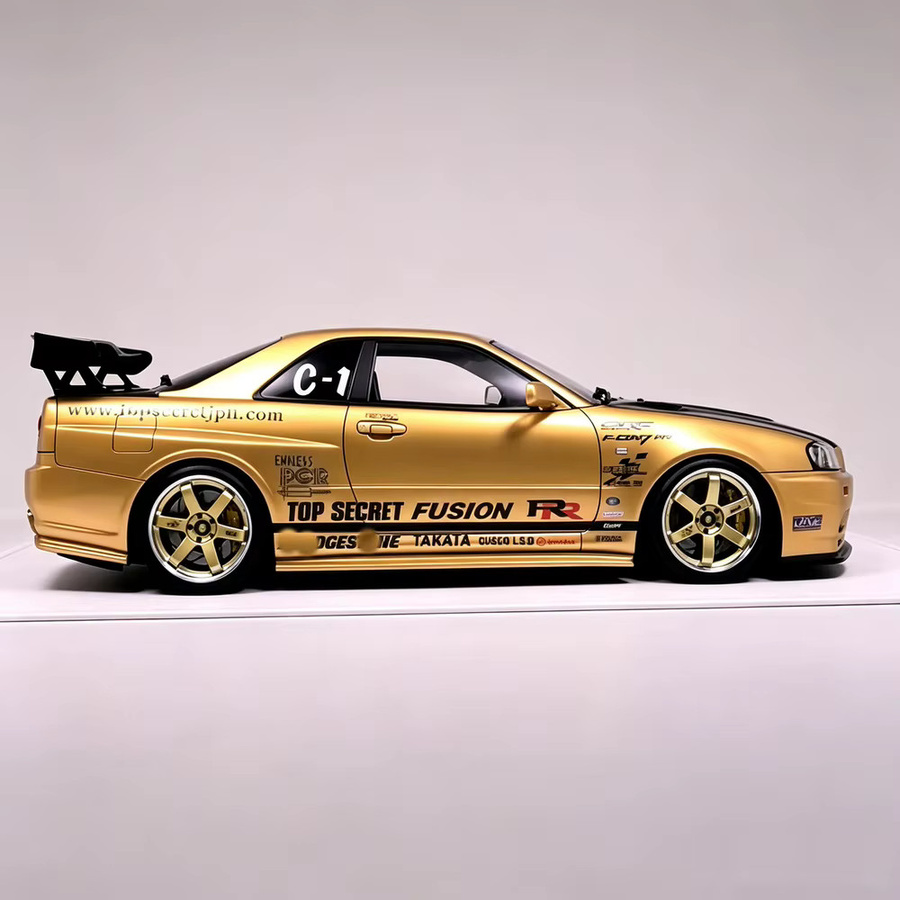 TOPFUSION GTR34 Offroad RC Rennauto, Aufkleber-Etikett Karosserie-Upgrade - Bild 3