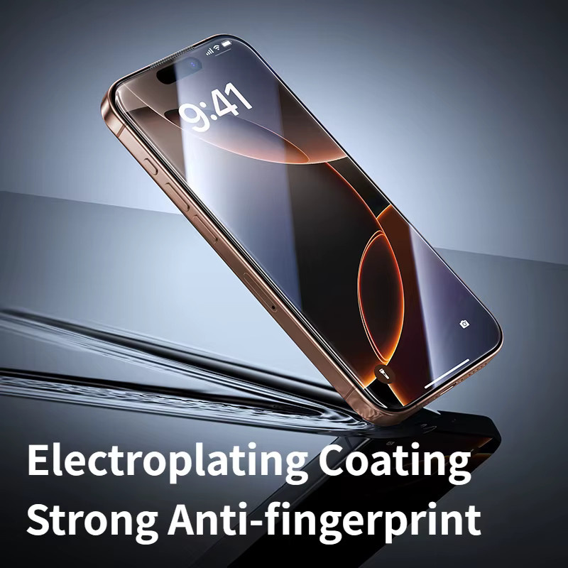 SmartDevil HD-Displayschutzfolie aus gehärtetem Glas für iPhone 16 Pro Max, iPhone 16 Pro und iPhone 16, transparent, ohne schwarzen Rand - Bild 3
