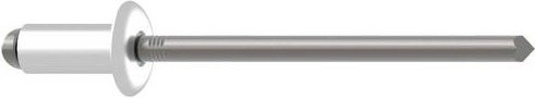 Gesipa Blindniet Standard Alu/Edelstahl Farbe blank Schaft-Ø: 4 mm, Schaftlänge: 6 mm - Bild 1