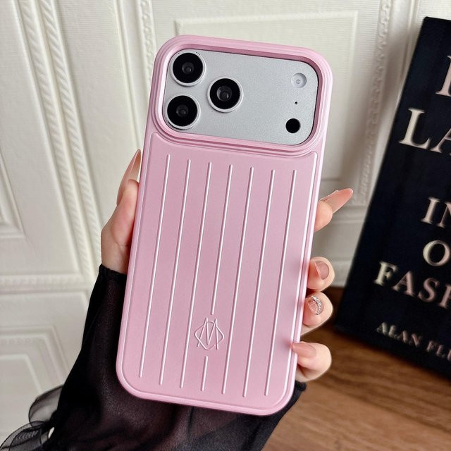 Luxus 2-in-1 Schutzhülle mit integriertem Ständer für Apple iPhone 17 Pro Max in Pink - Bild 1