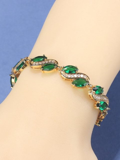 anny&Della Kette Armband, vergoldet, grau, Damen - Bild 1