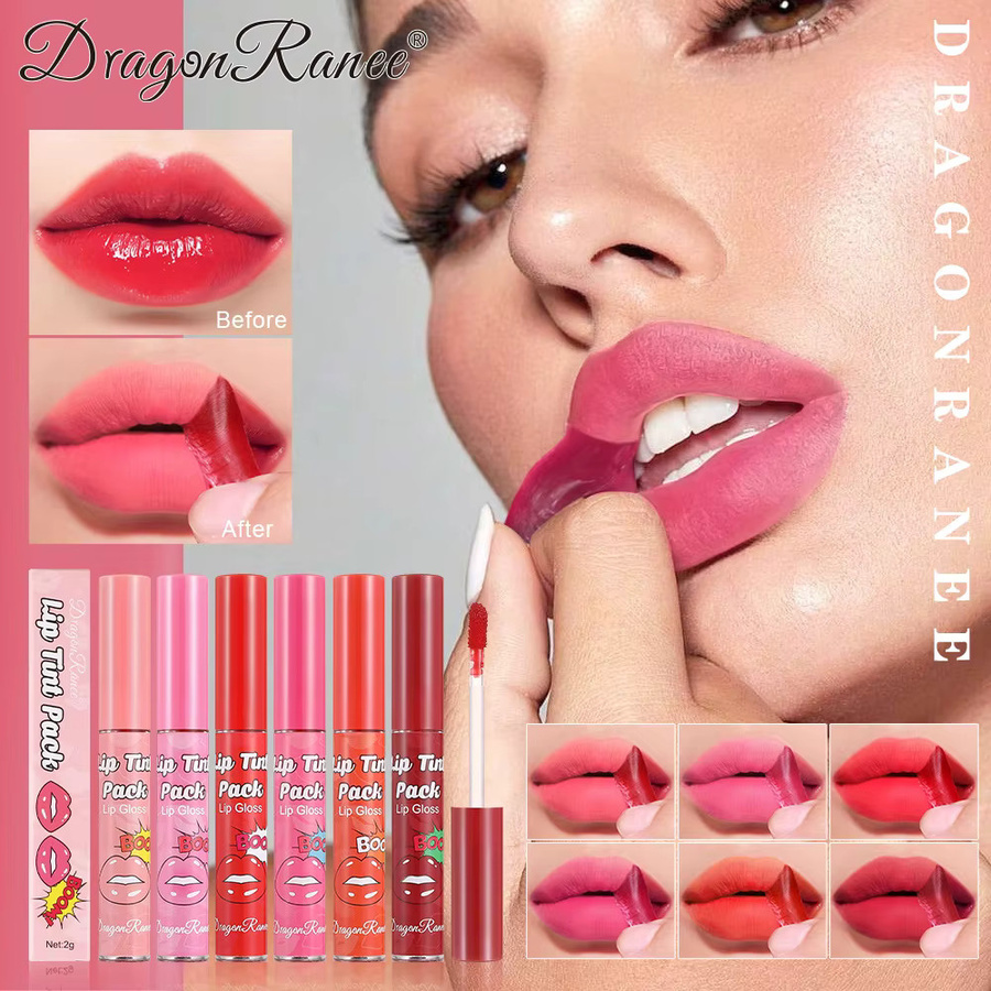 Dragon Ranee Lip Glaze, dunkelrot, glänzend - Bild 2