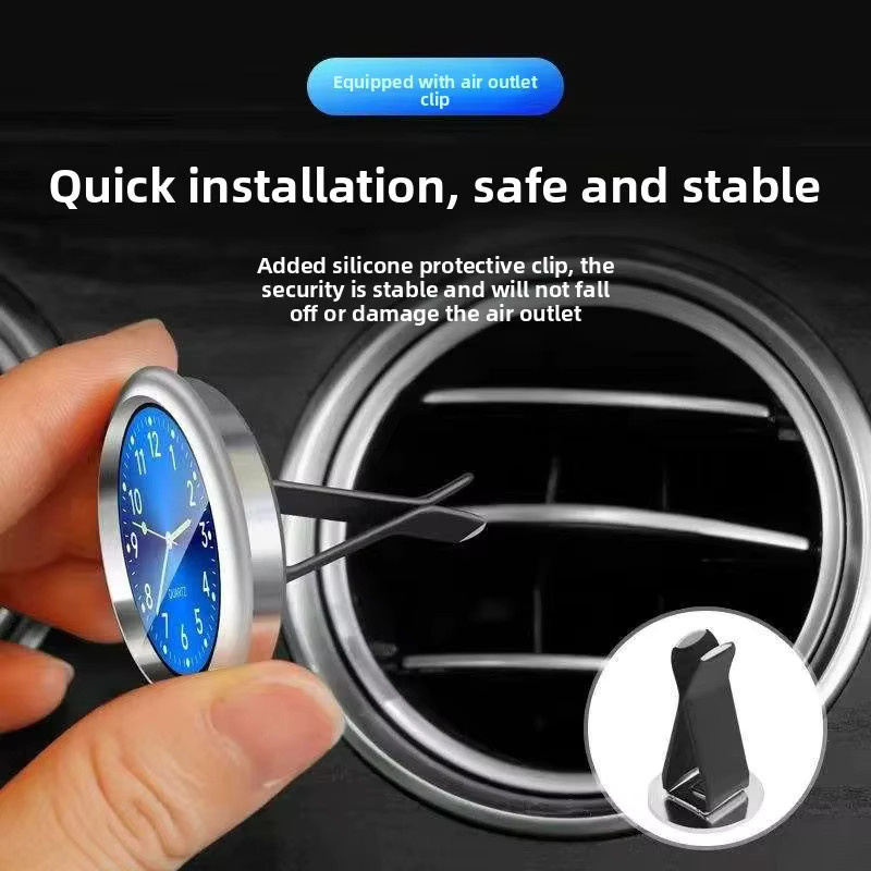 Digitale Mini Auto Uhr, Quarz, Unisex - Bild 5