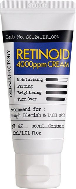 Derma Factory Retinoid 4000ppm Creme, 30 ml, mit Retinol und Panthenol - Bild 1