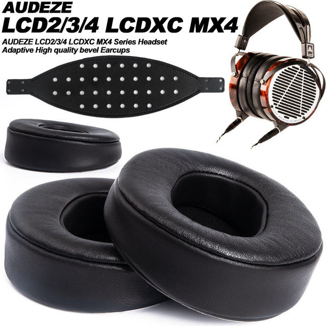 Audeze Ersatz-Ohrpolster aus perforiertem Schafsfell-Lammleder mit Memory-Schaumstoff in Schwarz für LCD2, LCD3, LCD4 und LCDXC Kopfhörer - Bild 1