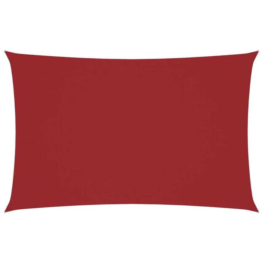 vidaXL Sonnensegel aus PU-beschichtetem Oxford-Gewebe, rechteckig, Rot, B x L: 2,5 x 5 m - Bild 2