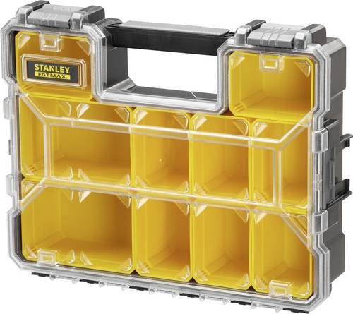 Stanley FatMax Profi-Organizer 1-97-521 aus Kunststoff mit tiefen Fächern, Gelb/Transparent, B: 44,6 cm, T: 35,7 cm - Bild 1