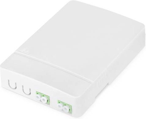 Digitus FTTH-Anschlussset mit 2x LC/APC DX Kupplung in Weiß - Bild 1