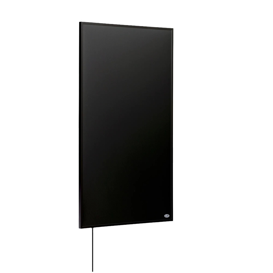 Könighaus Infrarotheizung Black Edition 600 W Schwarz Kabelausgang Hoch Links - Bild 2