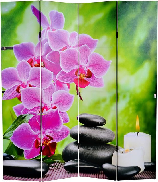 MCW LED-Paravent Spanische Wand Raumteiler mit Timer und Netzbetrieb, B/H: 180 x 160 cm - Bild 1