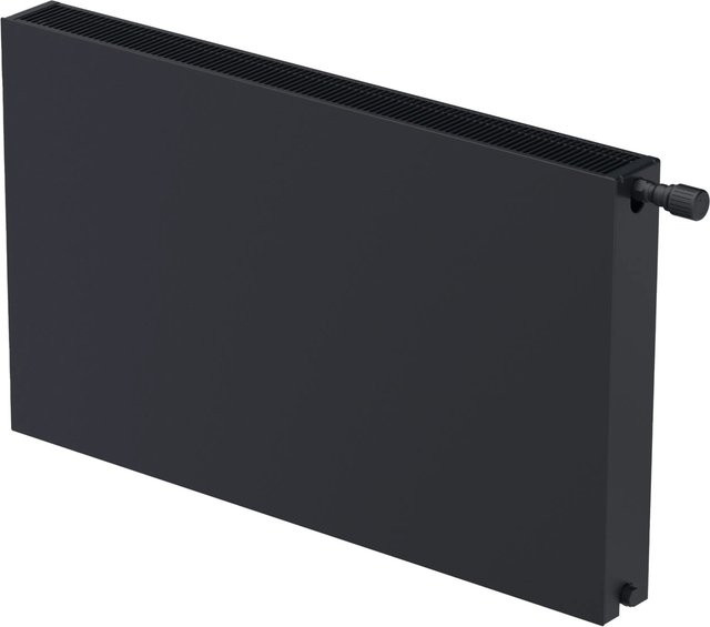 Sanicomfort Universal-Planheizkörper Typ 22 aus Stahl, Schwarz Matt, B/H/T: 120 x 60 x 10,5 cm - Bild 1