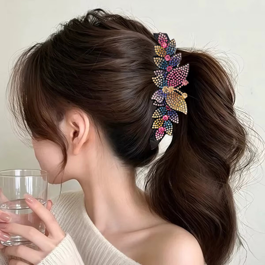 AWAYTR Haarspange Banane mit Strass, Damen - Bild 2
