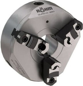 RÖHM Dreibacken-Drehfutter DURO-M 315/3 K 8/702-3 aus Stahl in Silber - Bild 1