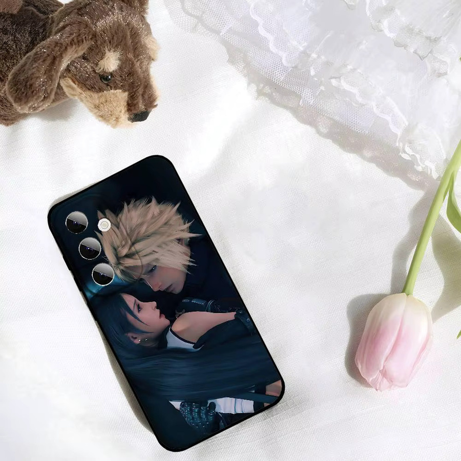 Handyhülle T-Tifa Lockhart Design für Samsung Galaxy S21 S22 S23 S24 S25 S26 Ultra FE Plus 5G und A52S Soft Cover Multicolour - Bild 2