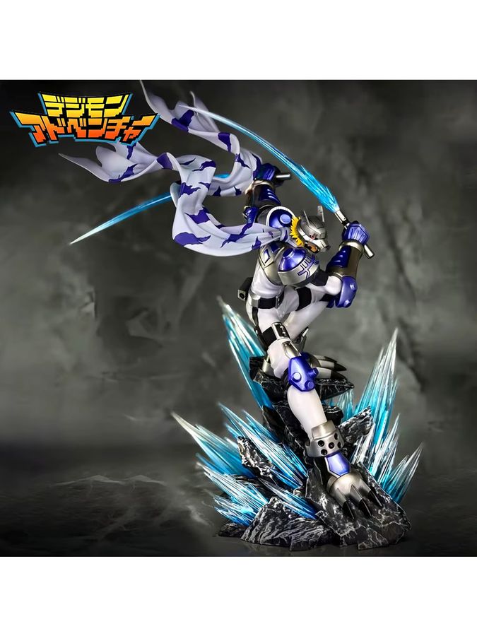 Bandai Digimon Abenteuer Wolfmon Anime Figur aus PVC, Höhe: 22 cm - Bild 2