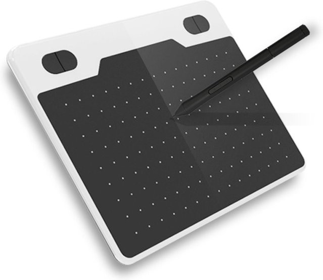 10moons T503 Digital Art Graphics Drawing Tablet in Weiß mit 6 x 3,9 Zoll Zeichenfläche - Bild 1