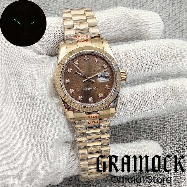 Gramock Armbanduhr Automatik, Roségold, 31 mm, Damen - Bild 1
