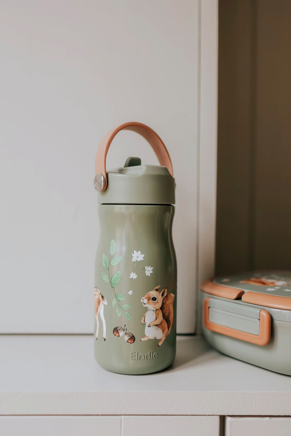 Elodie Thermosflasche Chipmunk Darling in Grün, Höhe: 18 cm - Bild 2