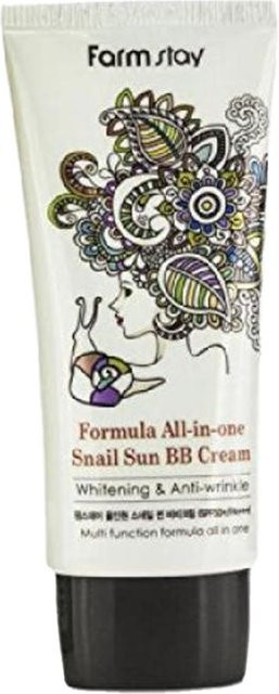 FARM STAY Formula All In One Snail Sun BB Cream SPF50+, 50 g, Unisex - Bild 1