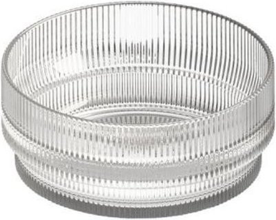 APS Schale THE GRID Dip-Bowl aus Glas, transparent, 350 ml, Durchmesser: 12,5 cm, Höhe: 5,5 cm, 12 Stück Packung - Bild 1