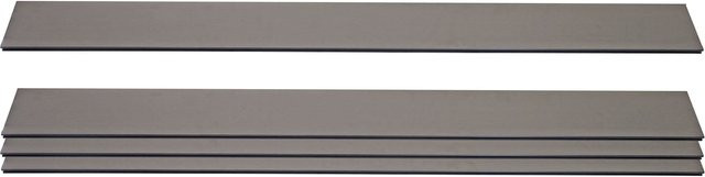 4er Set WPC-Sichtschutzlatten Savoie Windschutz Bretter Grau, Höhe: 180 cm - Bild 1