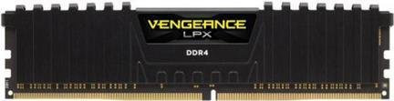 Corsair Vengeance LPX DDR4 RAM Speichermodul Schwarz, 8 GB, 3200 MHz, CMK8GX4M1E3200C16 - Bild 1