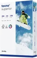 tecno Kopierpapier Superior DIN A4, weiß, 250 Blatt, 80 g/m2, FSC-zertifiziert - Bild 1