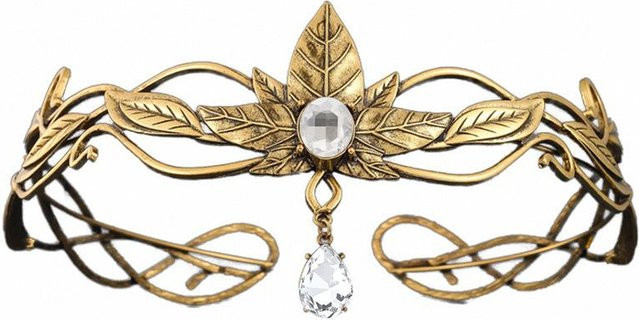 YIRAN Jewelry Diadem, Kristall, Messing, Bunt, Damen - Bild 1