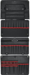 Knipex Ersatz-Werkzeugtafeln 00 21 99 V43 für 00 21 37, 3er-Set, Schwarz - Bild 1