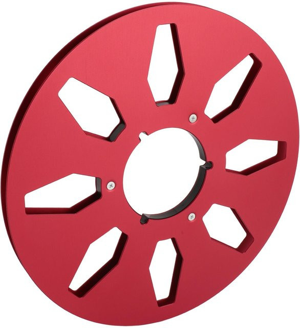 OutsideWorld Metall Aufwickelspule für NAB, 14 und 10,5 Zoll, 8 Löcher, Rot - Bild 1