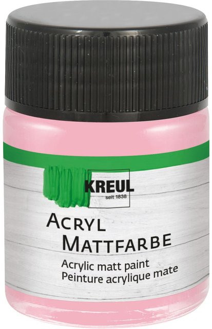KREUL Acryl Mattfarbe in Pastell-Rosa, 50 ml - Bild 1