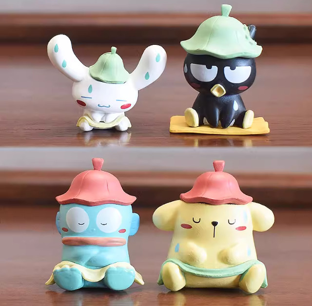 Sanrio Steam Sauna Serie Yuguigou Schweiß-Dampf-Stil Ornament, Bunt / Mehrfarbig - Bild 1