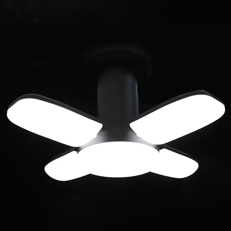 Heinast Wiederaufladbare LED-Campinglaterne mit klappbarem LED-Flutlicht in Schwarz für Camping, Wandern und Angeln - Bild 4