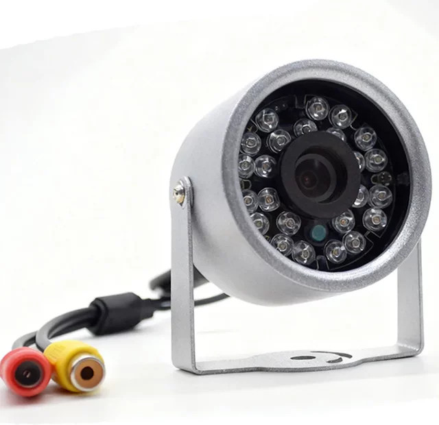 QXNY HD Frontkamera für LKW und Wohnmobil mit IR-Nachtsicht, 30 LEDs, wasserdicht, Silber - Bild 1