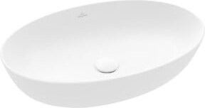 Villeroy & Boch Aufsatzwaschtisch Artis in Weiß, oval, Keramik, Breite: 61 cm, Tiefe: 41 cm - Bild 1