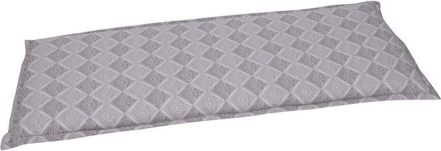 GO-DE TEXTIL Gartenauflage Raute Bankauflage für 2-Sitzer in Grau - Bild 1