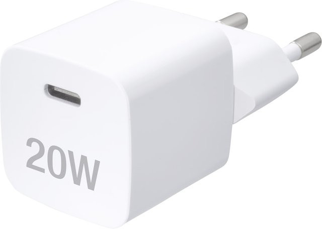 Vivanco 20 Watt USB-C Nano Schnellladegeraet mit PD 3.0 und MagSafe Kompatibilität, Weiss - Bild 1