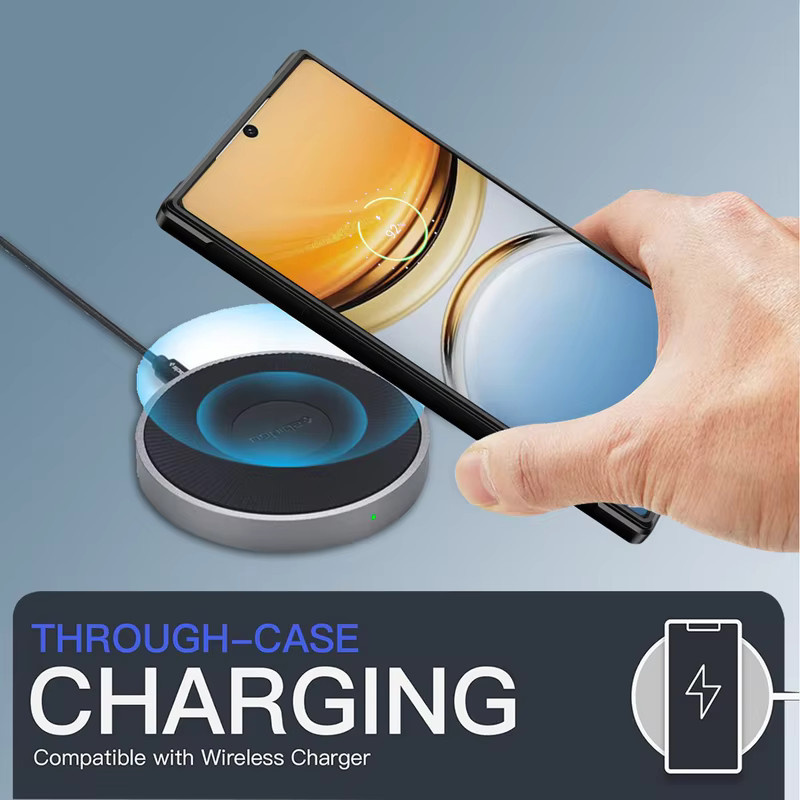 Magnetische Handyhülle für Samsung Galaxy S26 S25 S24 S23 Ultra und S26 Plus S25 S24 mit MagSafe Kompatibilität und mattiertem Linsenschutz in Rot - Bild 5