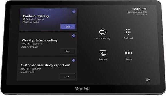 Yealink MTouch Plus-EXT Touchpaneel in Schwarz mit 29,5 cm (11,6 Zoll) Full HD IPS LED Display und USB-C sowie Ethernet Anschluss - Bild 1