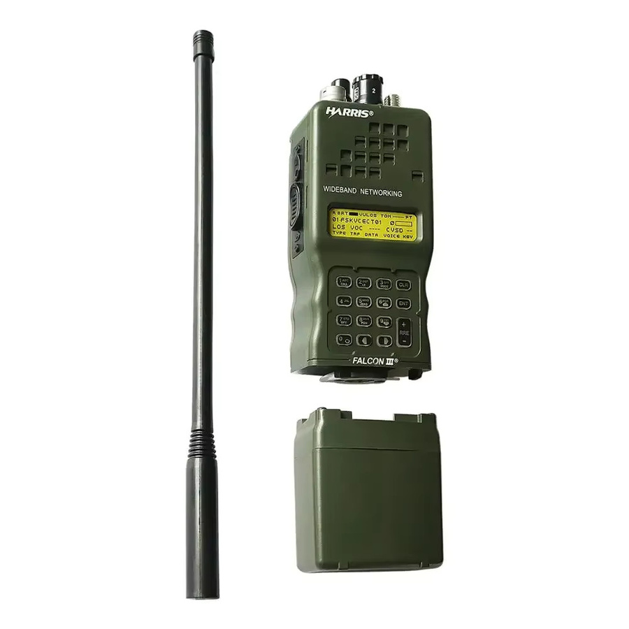 Hearing Tactical Kommunikationsgehäuse für AN/PRC 152 Harris Militärfunkgeräte, Modell Virtual PRC 152 für Tactical 6pin PTT, Farbe: Grün - Bild 2