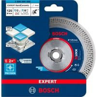 Bosch EXPERT HardCeramic X-LOCK Diamanttrennscheibe Durchmesser: 125 mm - Bild 2
