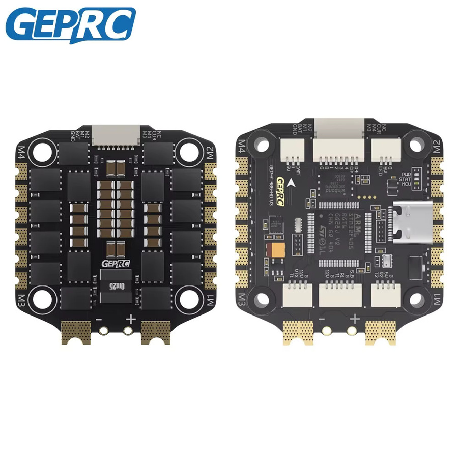 GEPRC TAKER F405 BLS Flight Stack mit GEP-F405-HD Flight Controller und TAKER H60_BLS 60A 4in1 ESC in Schwarz für Drohnen - Bild 3
