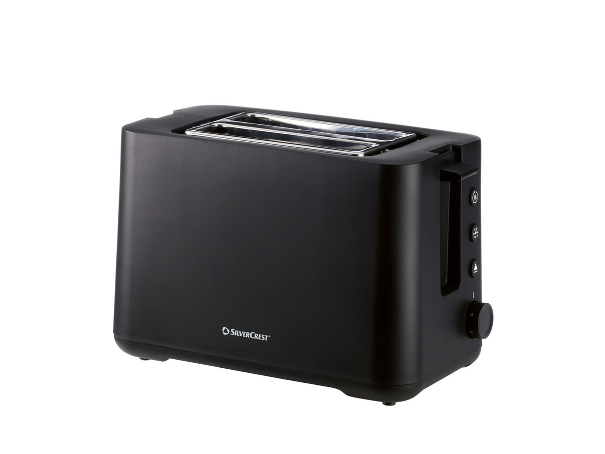 SILVERCREST Toaster STK 870 D2 aus Kunststoff und Edelstahl in Schwarz mit Timer - Bild 3