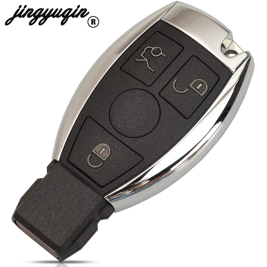 Jingyuqin GQ4-53T Fernbedienung für Mercedes Benz Controller Jahr 2000, Auto Schlüssel 315MHz/434MHz mit NEC und BGA, Farbe: Schwarz - Bild 2