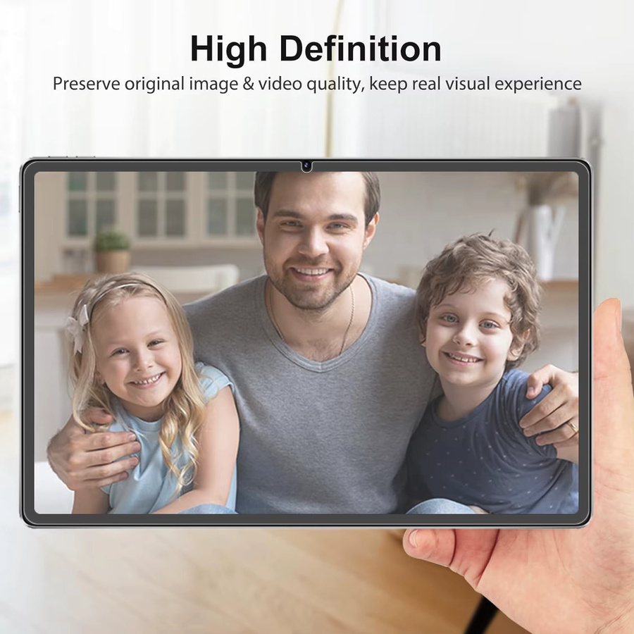 2-teiliges Set kratzfeste HD-Displayschutzfolie aus gehärtetem Glas für Lenovo YOGA Pad Pro 12.7 AI, transparent - Bild 2
